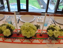 Holiday Centerpieces: Lush Juniper and Carnation Bouquets
Garden Design
Calimesa, CA
