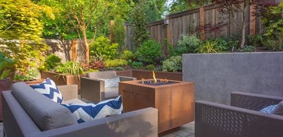Outdoor Living Room, Retaining Walls
Garden Design
Calimesa, CA