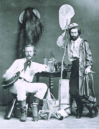 Haeckel and assistant