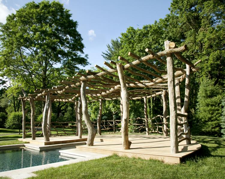 Charlie Baker pergola