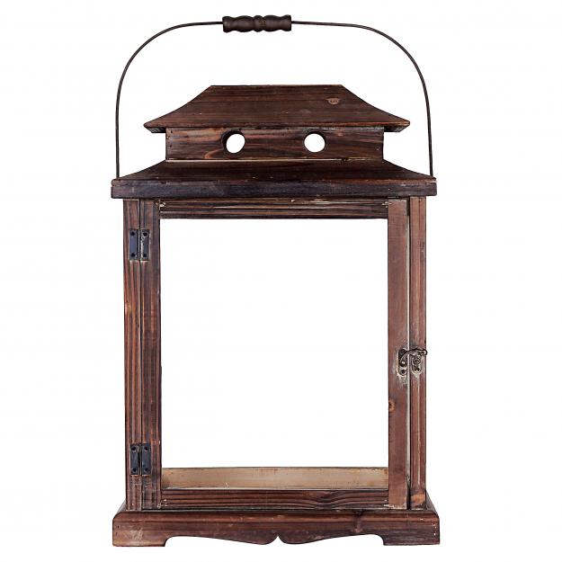 A Lantern from Terrain can hold a miniature collection of plants.