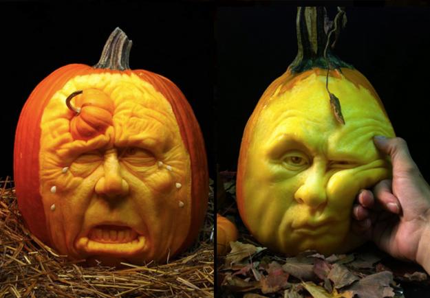 Ray Villafane's Pumpkin Portraits