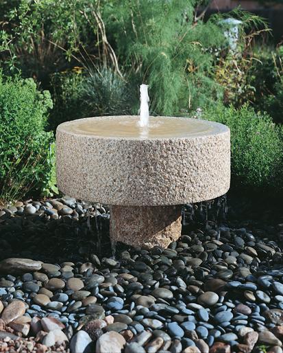 Rough Millstone fountain