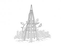 Tuteurs, Arbors, and Trellises