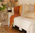 Interior shot featuring Sunbrella Sailcloth Salt.