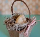 Easter peat basket
