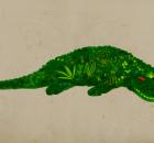 topiary alligator