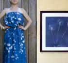 sunprint dress and art