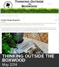 Boxwood
"Dream Team's" Portland Garden
Garden Design
Calimesa, CA