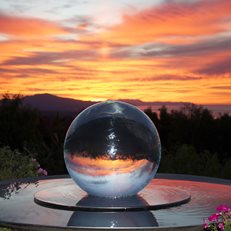 Sphere Fountain, Acrylic Sphere
Allison Armour
Santa Barbara, CA