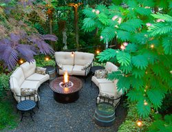 Backyard Oasis, Fire Pit, Loungers
Garden Design
Calimesa, CA