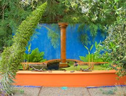 Blue And Orange Outdoor Fountain
Garden Design
Calimesa, CA