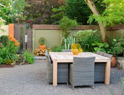 Contemporary Dining Set In Modern Garden
Garden Design
Calimesa, CA