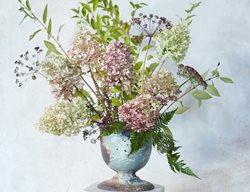 Flower Arrangement, Hydrangea, Forsythia, Ferns
Garden Design
Calimesa, CA