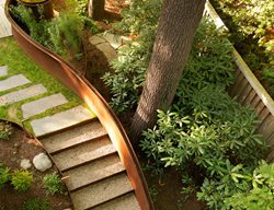 Garden Stairway, Water Rill, Steel
Julie Moir Messervy Design Studio
Saxtons River, VT