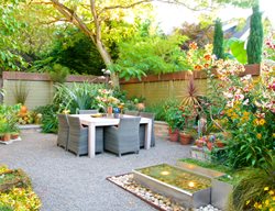 Gravel Patio Dining Area, Outdoor Dining Area
Garden Design
Calimesa, CA