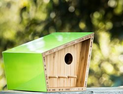 Modern Birdhouse, Handcrafted Birdhouse, Bamboo Birdhouse
Sourgrassbuilt
