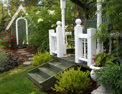 Natural Spirea, Boxwood, Garden Shed
Garden Design
Calimesa, CA