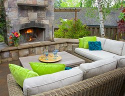 Outdoor Fireplace, Garden Fire Element
Garden Design
Calimesa, CA