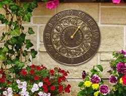 Outdoor Thermometer, Bronze Wall Thermometer, Analog Thermometer
Whitehall Products

