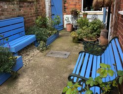 Painted Garden Furniture, Blue Garden Furniture
Garden Design
Calimesa, CA