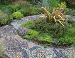  Pebble Mosaic Walkways 
Garden Design
Calimesa, CA