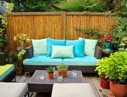 Private Patio, Bamboo Screening
Garden Design
Calimesa, CA