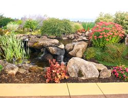 Rock Garden With Waterfall, Boulder Waterfall
Garden Design
Calimesa, CA