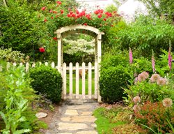 Side Yard With Gate, Garden Gate And Arbor
Garden Design
Calimesa, CA