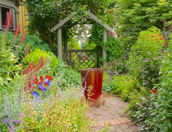 Tall Burnt Sienna Vessel
Garden Design
Calimesa, CA