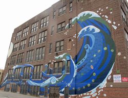 Wave Mural At West George And 4th Streets.
Garden Design
Calimesa, CA