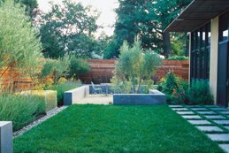 Minimalist Garden Small Lawn Small Garden Pictures Bernard Trianor Associates Monterey Ca