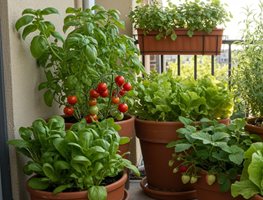 Balcony Vegetable Garden, Container Vegetable Garden
Shutterstock.com
New York, NY