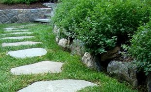 Stone And Grass Walking Path
Garden Design
Calimesa, CA