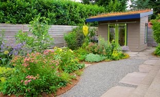 Perennial Border, Gravel And Shed
Garden Design
Calimesa, CA