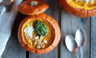 Pumpkin Soup, Fried Pumpkin Seeds
A Rustic Perennial Paradise
Garden Design
Calimesa, CA