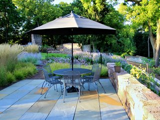 Fieldstone patio