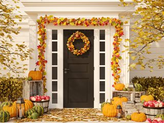 Fall Entry, Fall Porch, Fall Wreath
Shutterstock.com
New York, NY