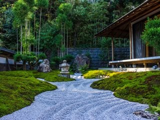 Zen Garden, Japanese Garden, Raked Gravel Garden
Shutterstock.com
New York, NY