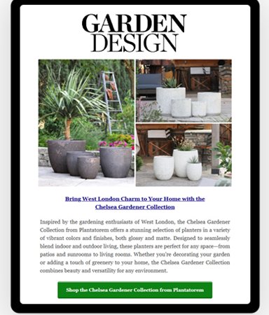 Newsletter Ad
Garden Design
Calimesa, CA