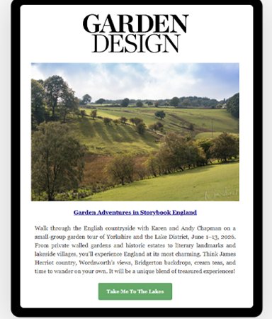 Newsletter Ad
Garden Design
Calimesa, CA