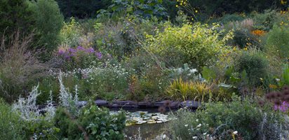 Lush Plantings Of Ornamental Grasses And Perennials Surround The Pond In Summer
Chanticleer
Wayne, PA
