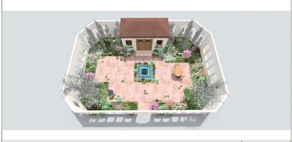 Garden Plan, Show Garden, El Patio Fuente, Northwest Flower And Garden Show
Northwest Flower & Garden Show
Seattle, WA