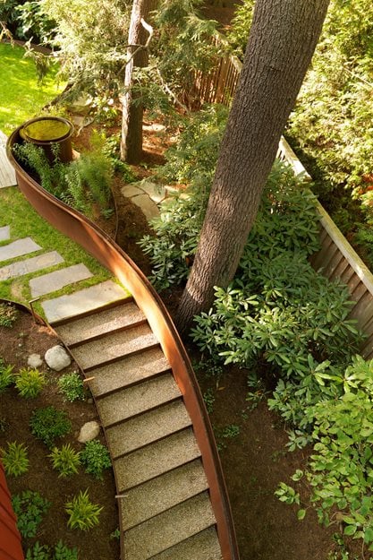 Garden Stairway, Water Rill, Steel
Julie Moir Messervy Design Studio
Saxtons River, VT