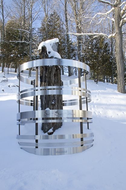 Tree Rings Sculpture, Pat Webster
Site & Insight
North Hatley, Quebec