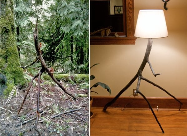 DIY Tree Lamp Garden Design Calimesa, CA
