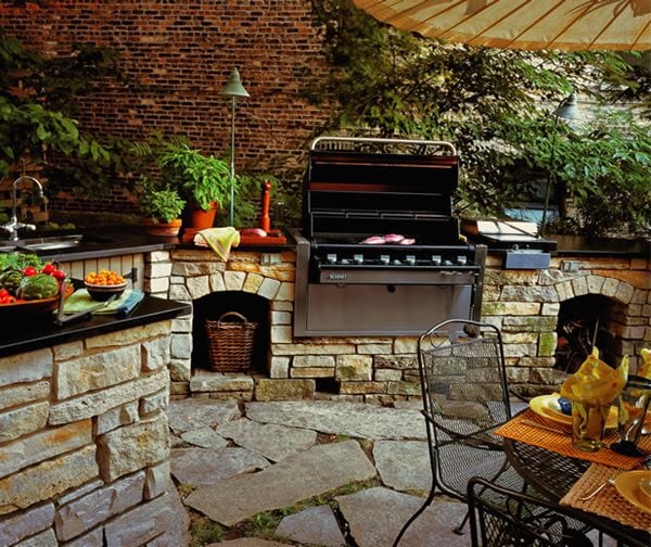 Barbecue design for garden online