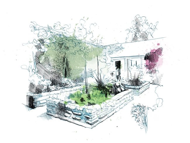 Featured image of post Design Easy Landscape Garden Drawing / There are some front garden ideas which are universally useful.