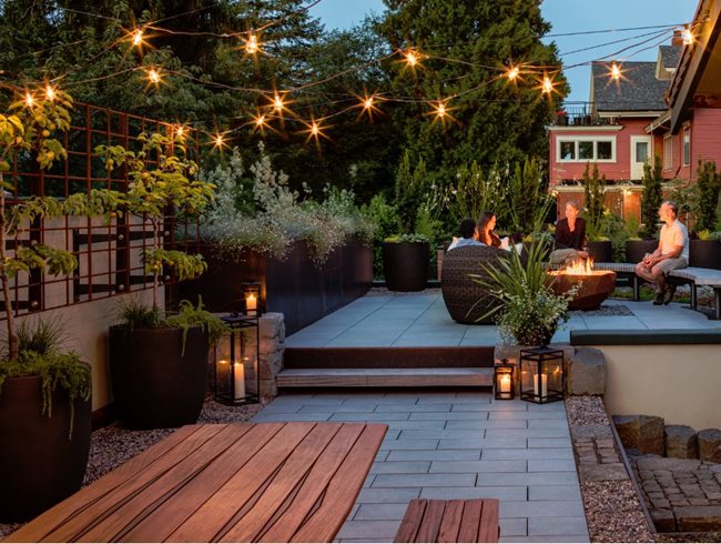 Urban Rooftop Garden in Portland