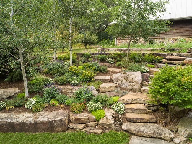 22 Rock Garden Ideas How To Tips, Hillside Rock Landscaping